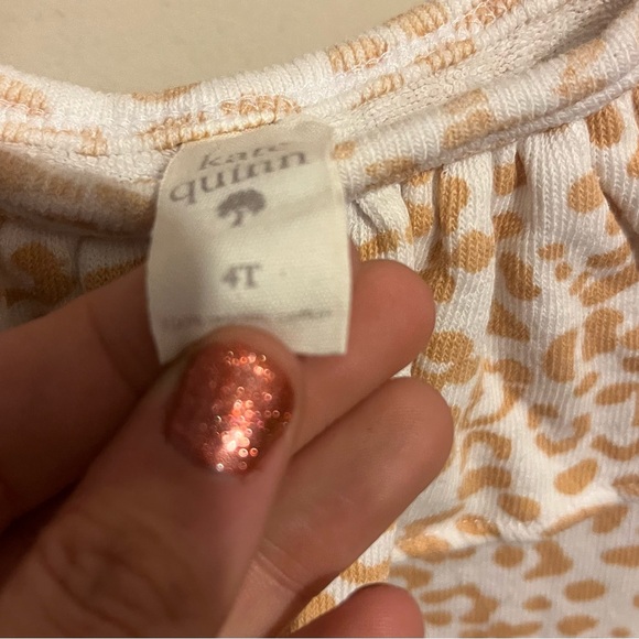 Kate Quinn 4t Cheetah Print Dress and Matching L Bow - Picture 4 of 4